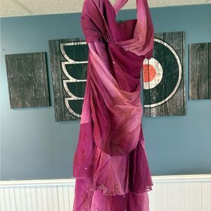 💥 Buy 2 get 1 Free 💥 Elegant Pink and Purple Women's Dress